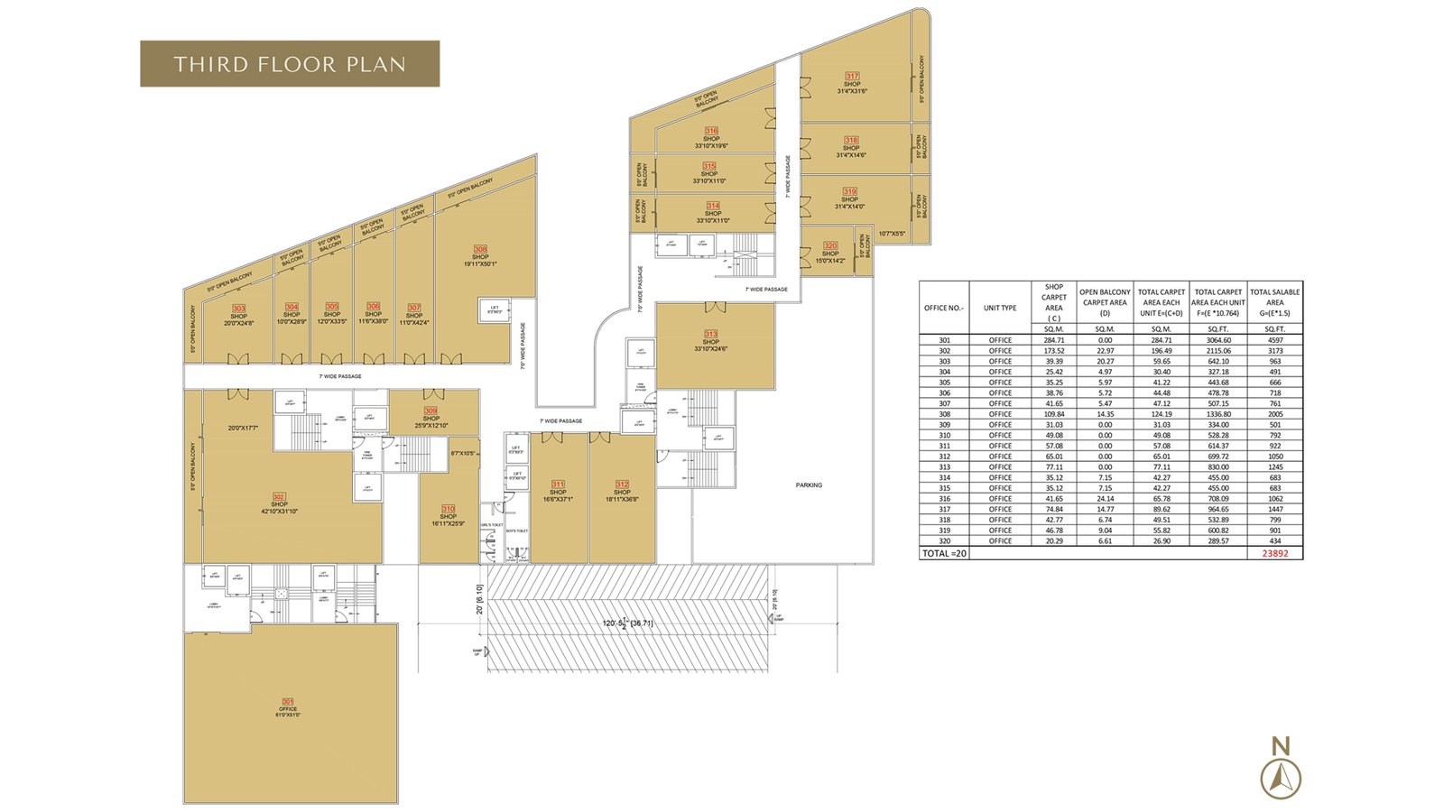 Third Floor Plan